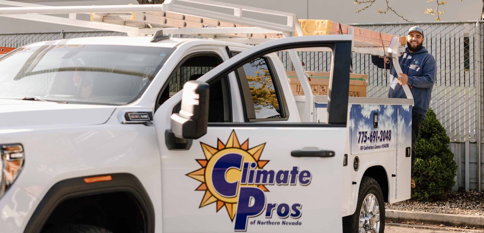 climate pros tech in the car ready for a job