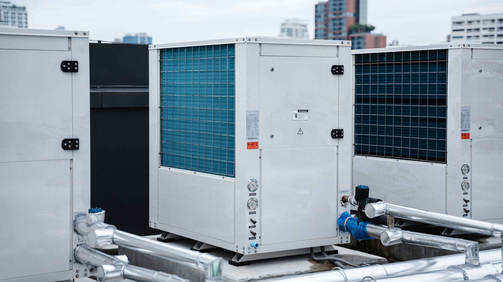 ac-compressor-installed-on-a-commercial-hvac-system